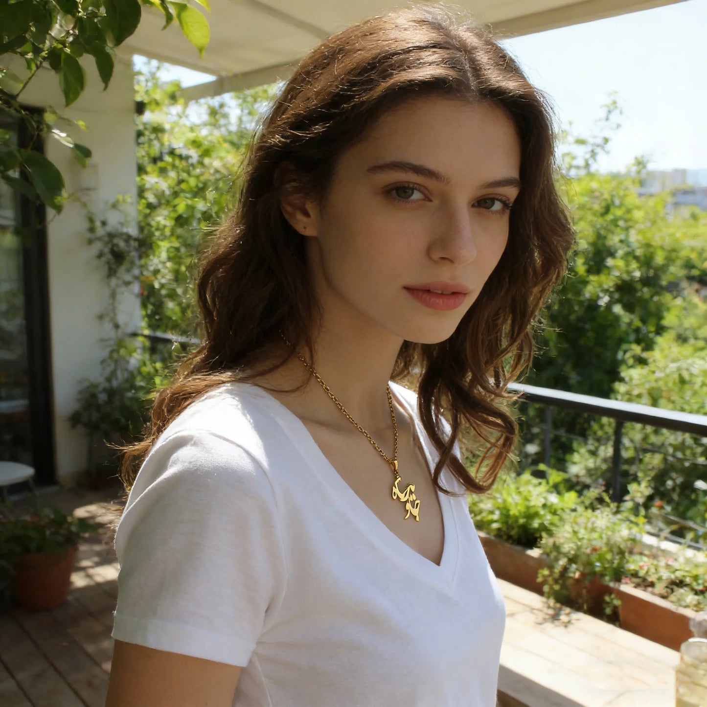 Stainless Steel Javid Shah جاوید شاه Necklace
