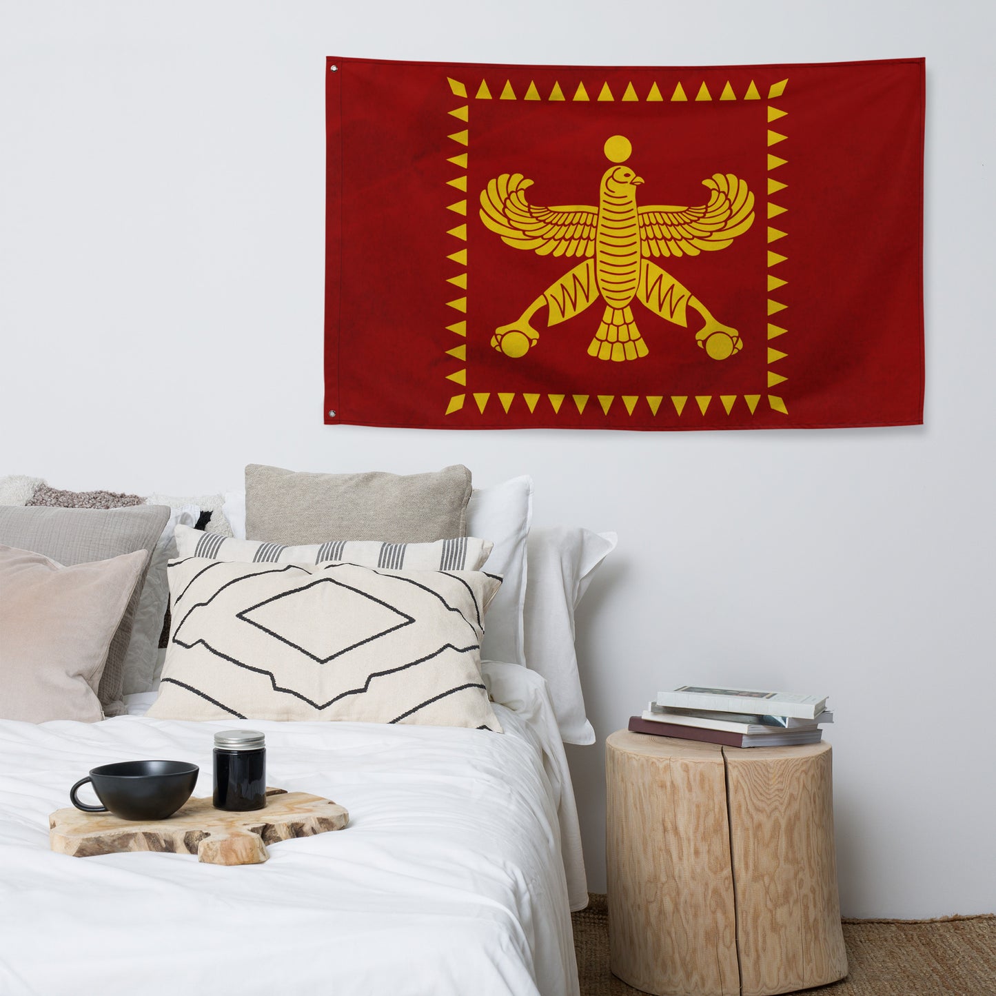 Standard of Cyrus the Great Achaemenid Shahbaz Flag of Iran (One Sided)