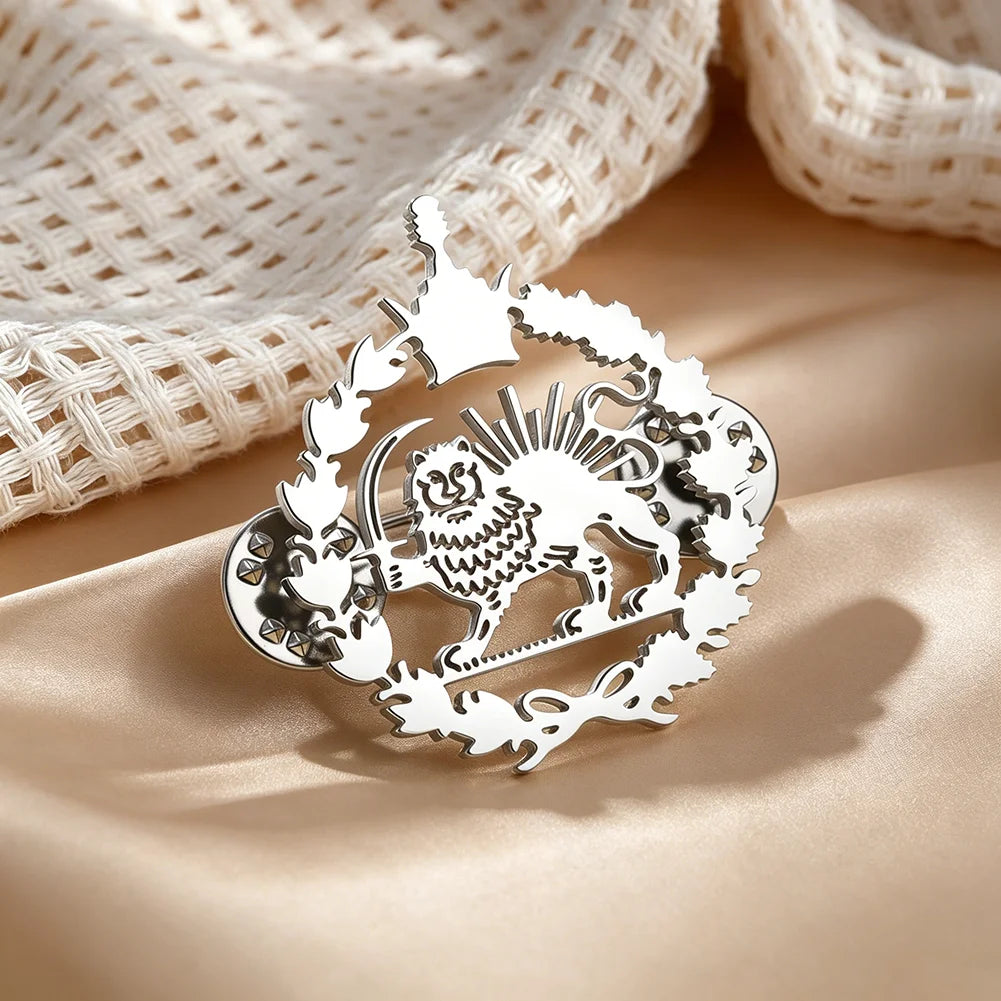 Shir o Khorshid Brooch