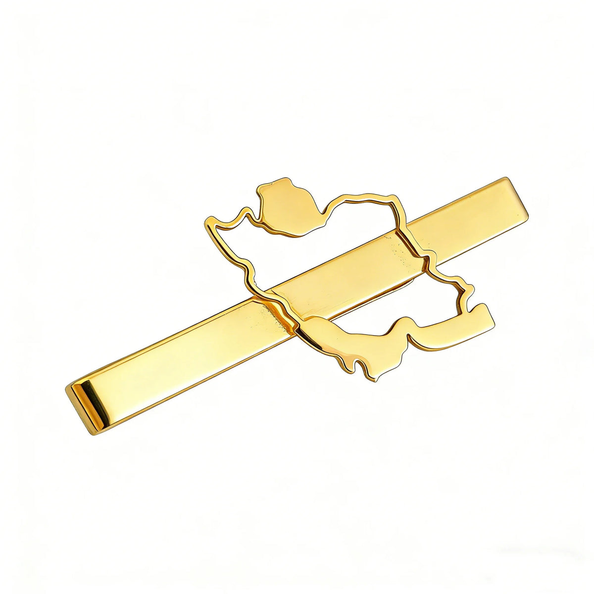 Iran Map Tie Clip