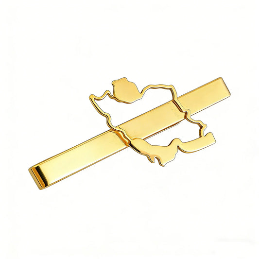 Iran Map Tie Clip