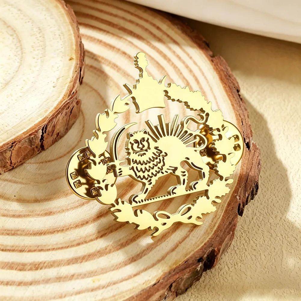 Shir o Khorshid Brooch