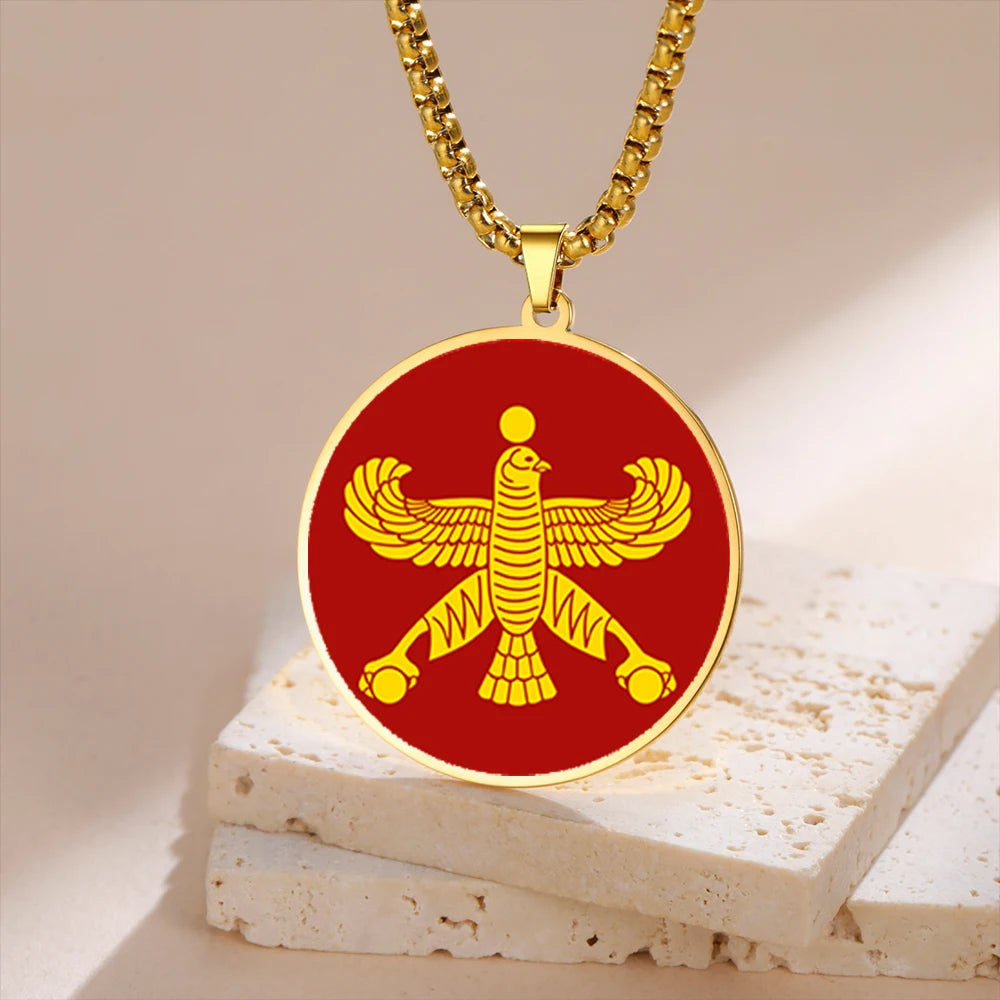 Achaemenid Shahbaz Standard of Cyrus The Great Pendant Necklace