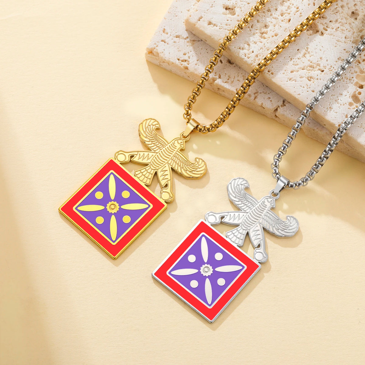 Achaemenid Shahbaz & Derafsh Kaviani Necklace