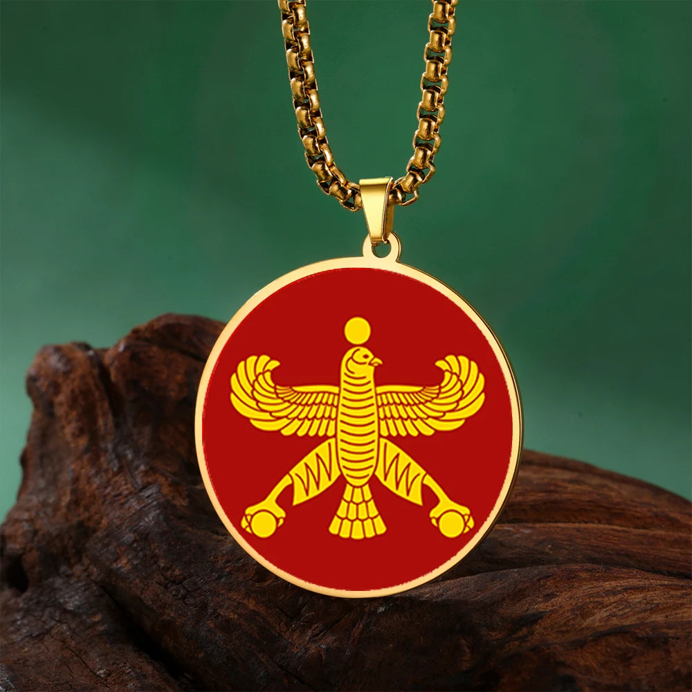 Achaemenid Shahbaz Standard of Cyrus The Great Pendant Necklace