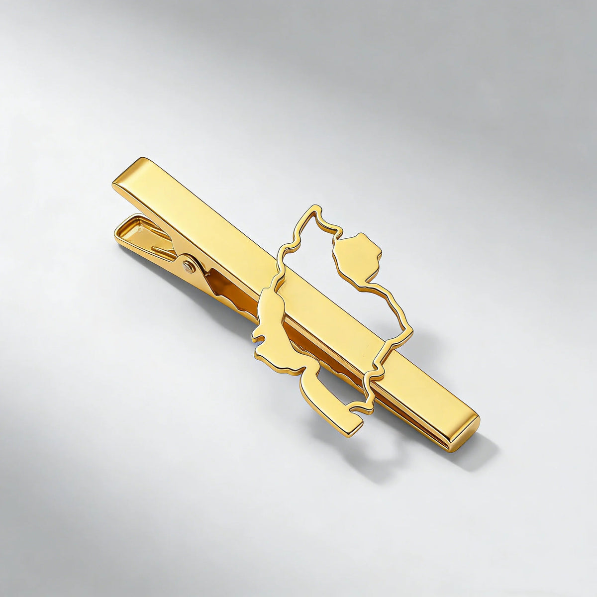 Iran Map Tie Clip