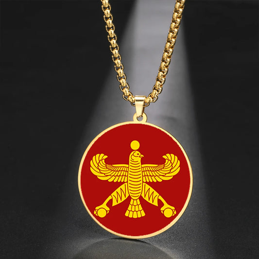 Achaemenid Shahbaz Standard of Cyrus The Great Pendant Necklace
