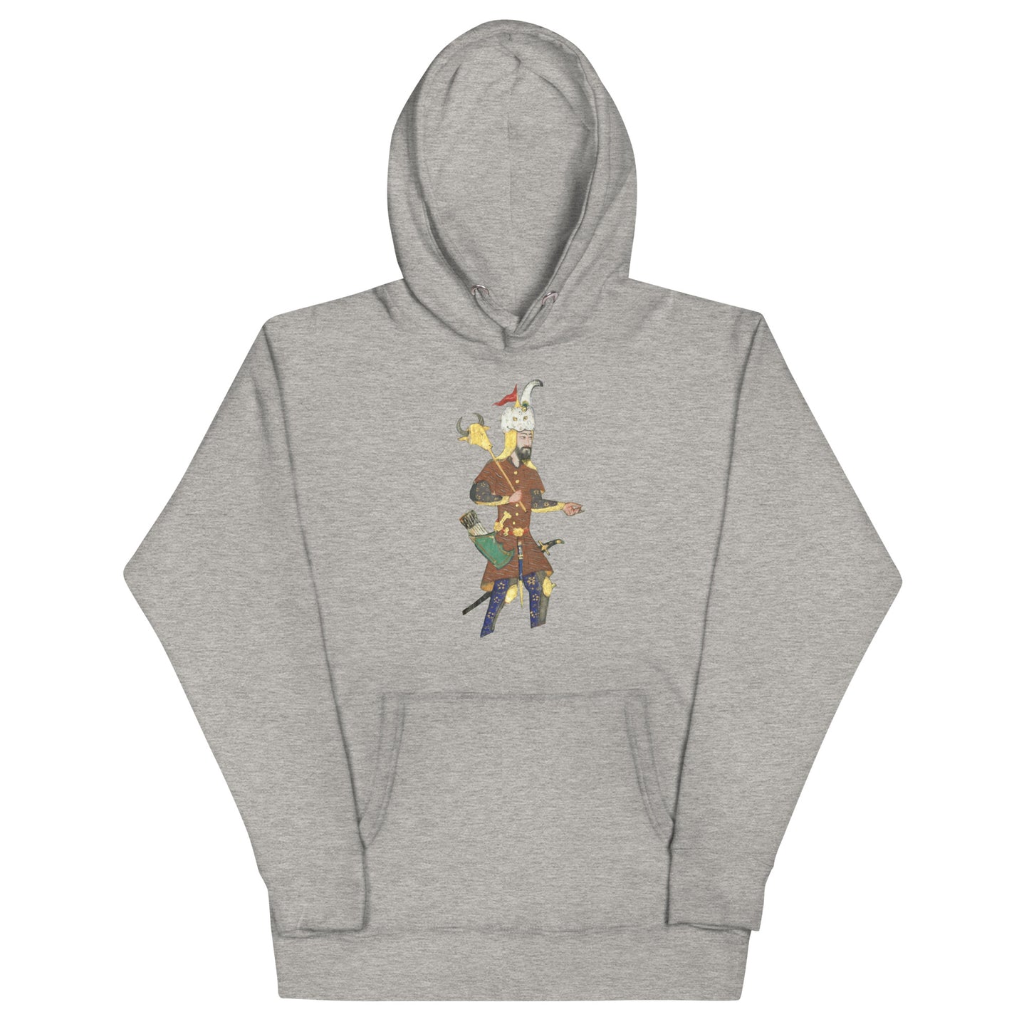 Rostam with Ox Headed Mace - Shahnameh Hoodie