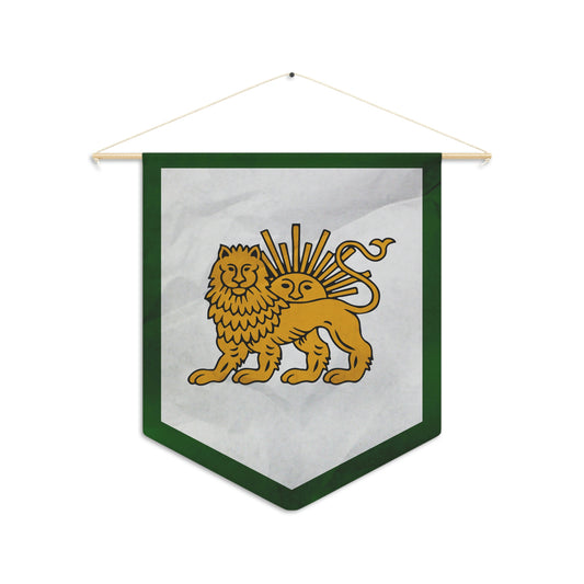 Flag of Zand Dynasty Shir Khorshid Hanged Pennant