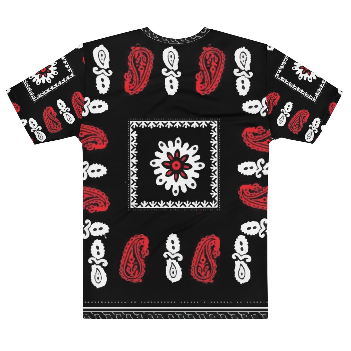 Laki Golvani Paisley Red and Black T Shirt