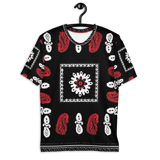 Laki Golvani Paisley Red and Black T Shirt