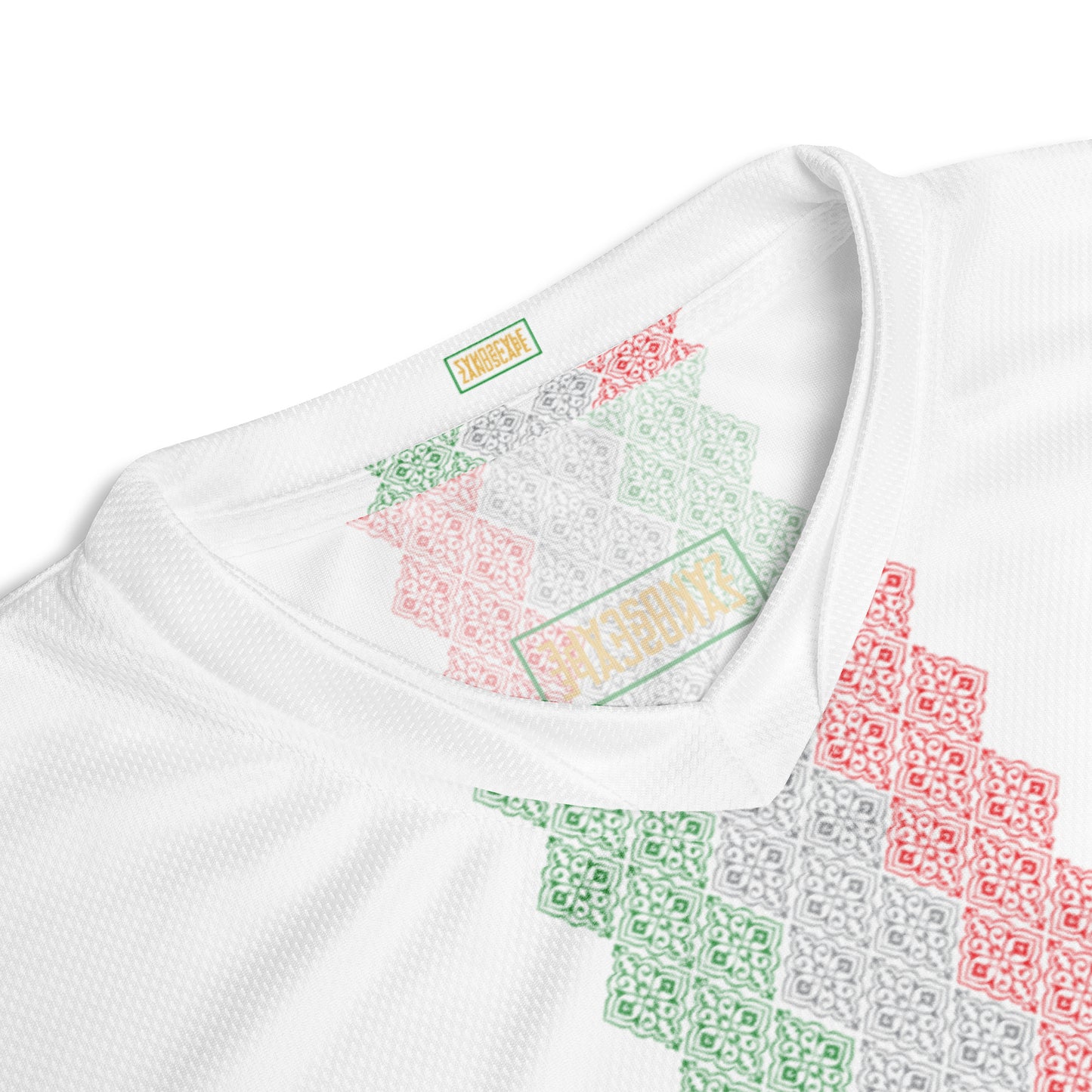 Team Melli Iran Football Customised Printed Jersey by Zandscape (Optional Name and Number Customisation)