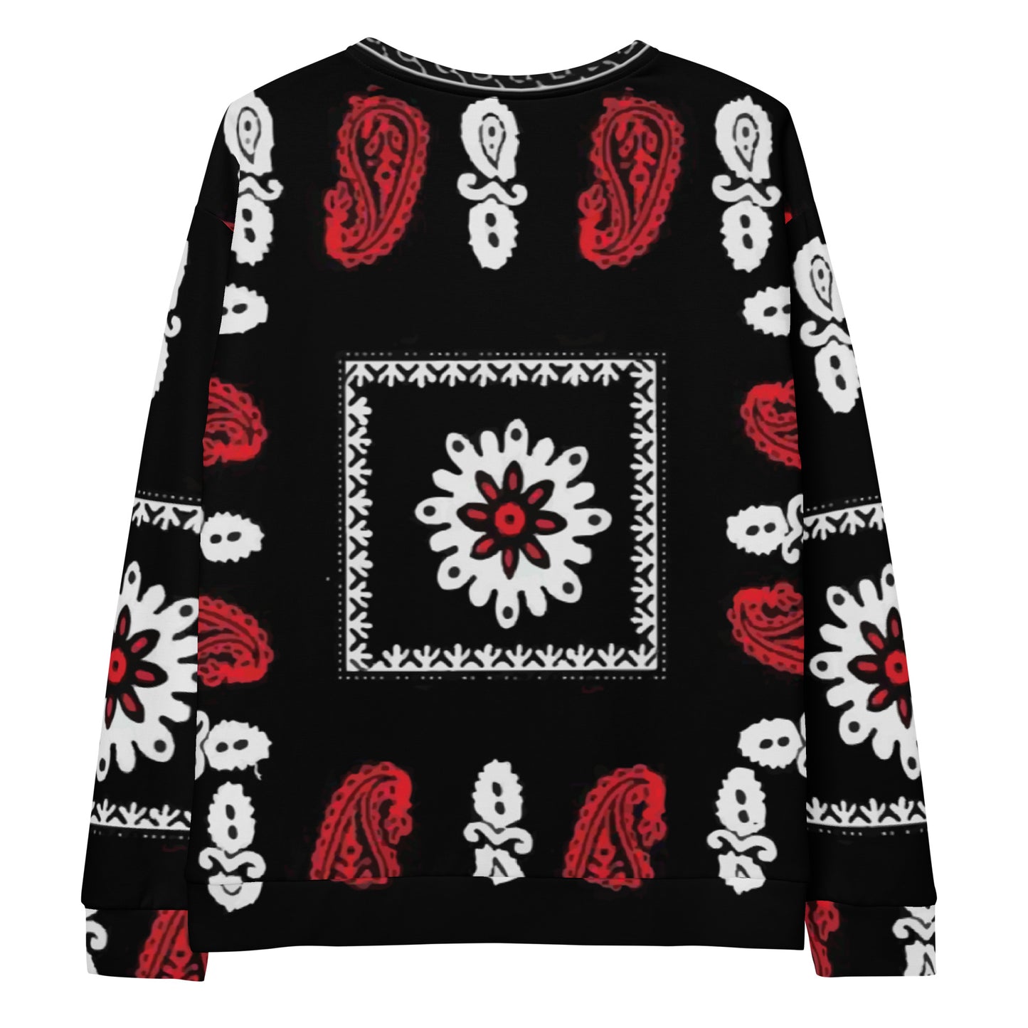 Laki Golvani Paisley Red and Black Sweatshirt