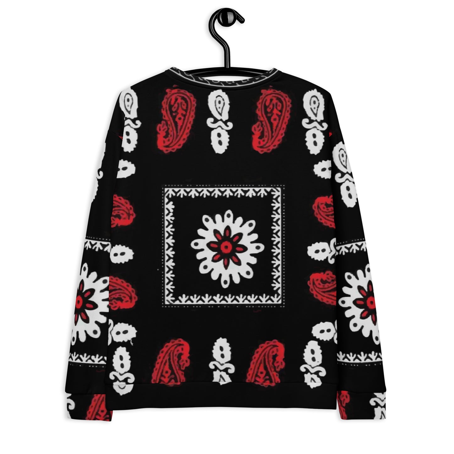 Laki Golvani Paisley Red and Black Sweatshirt