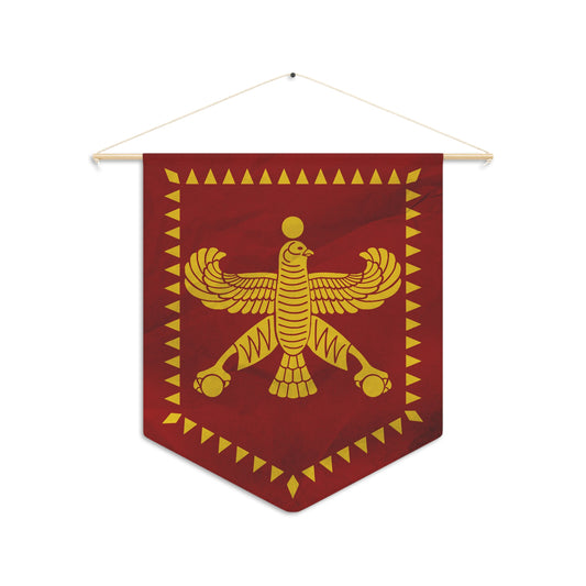 Achaemenid Persian Shahbaz Standard of Cyrus the Great Hanged Pennant