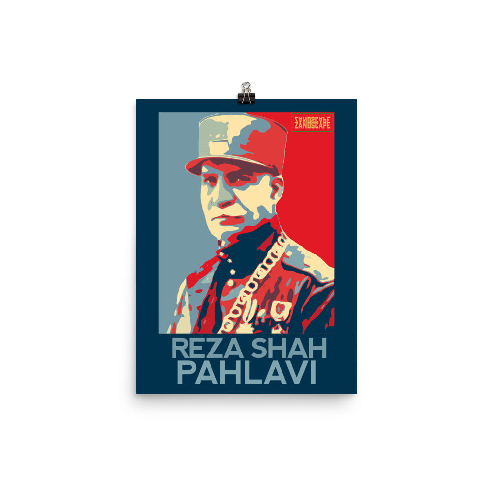 Reza Shah Pahlavi A3 Poster