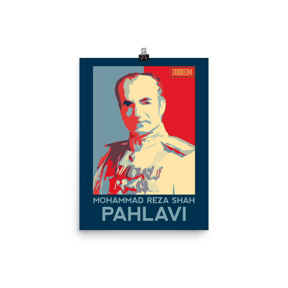 Mohammad Reza Shah Pahlavi A3 Poster – Zandscape