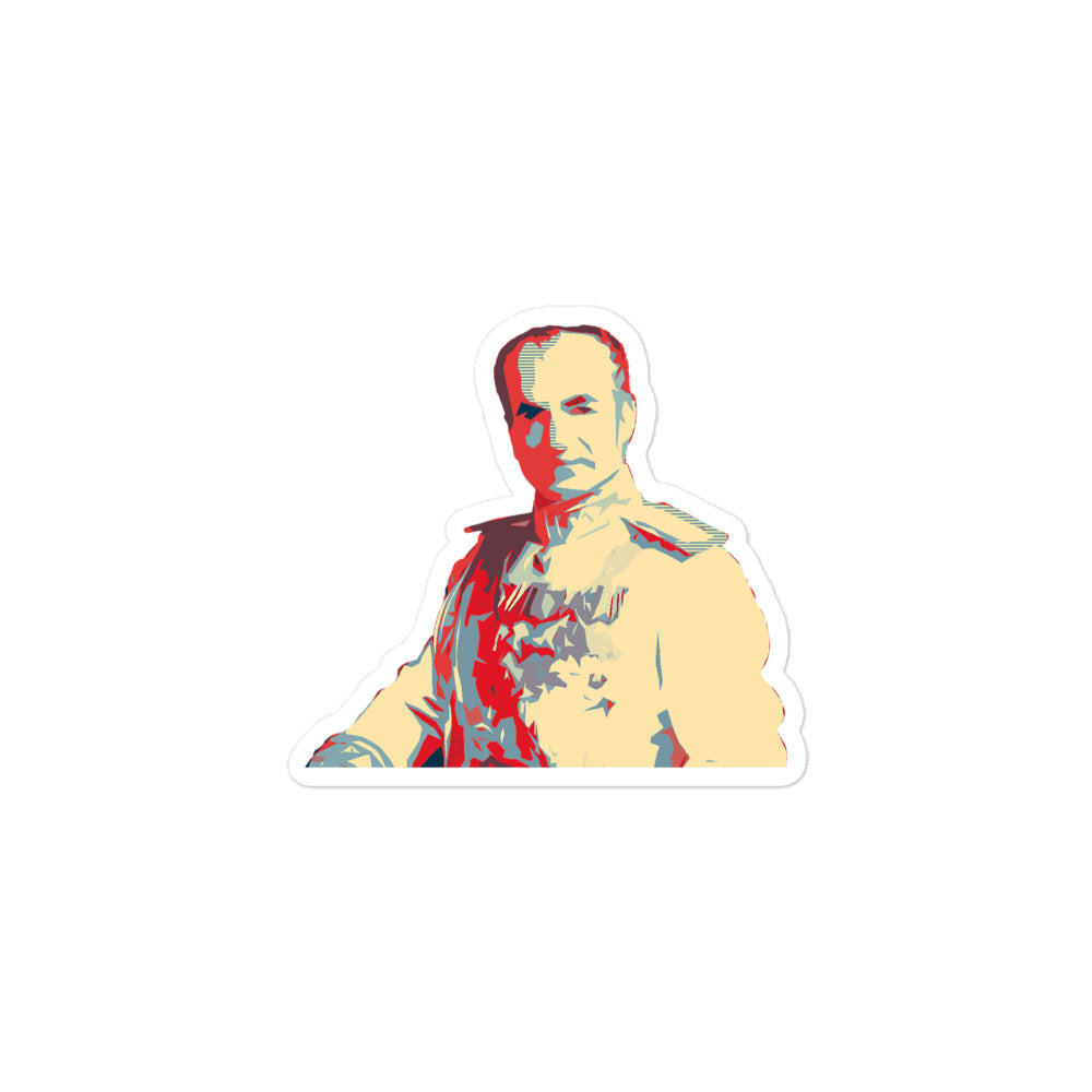 Mohammad Reza Shah Pahlavi Sticker (Bubble Free)