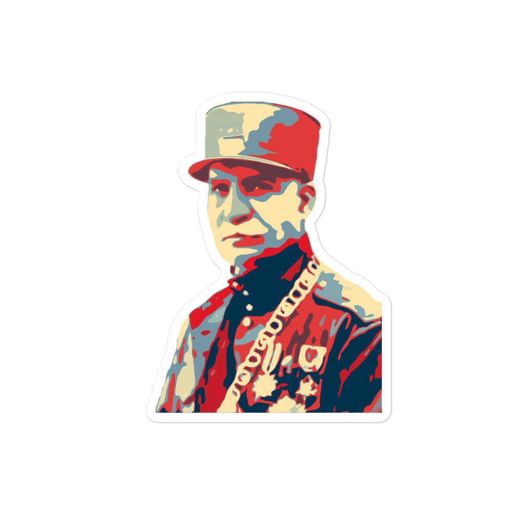 Reza Shah Pahlavi Sticker (Bubble Free)