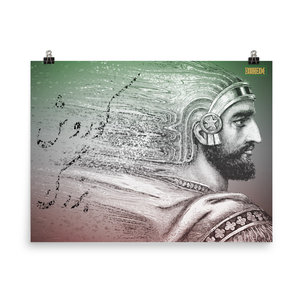 Cyrus The Great Tricolour Dispersion A3 Premium Poster