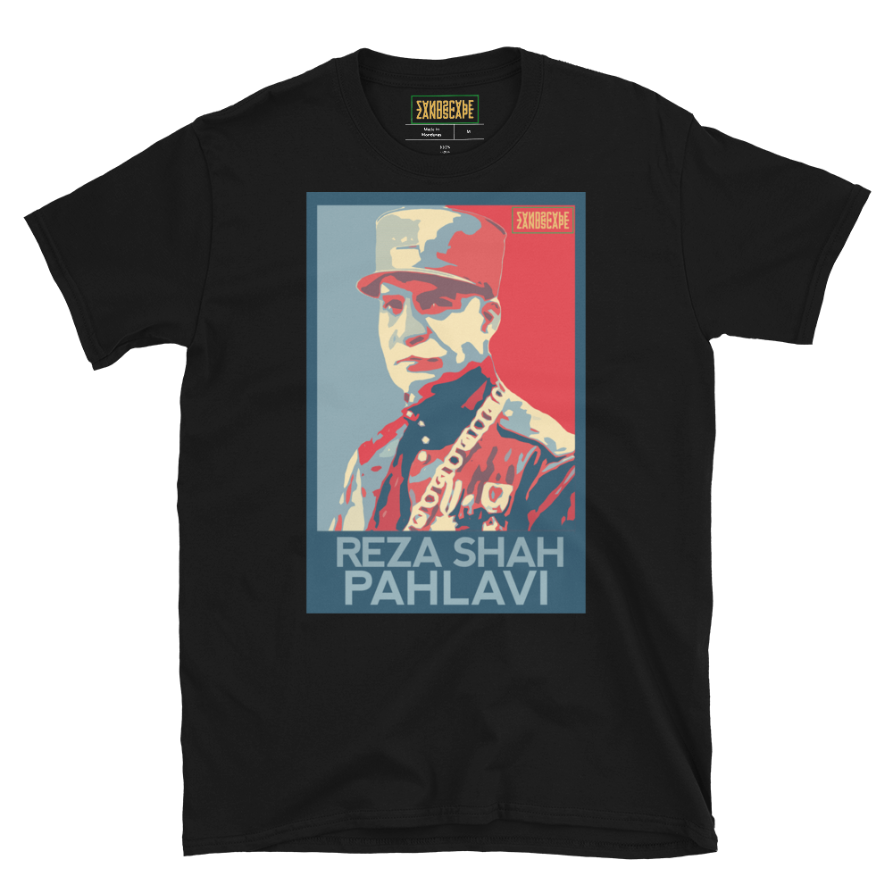 Reza Shah Pahlavi Short-Sleeve T-Shirt by Zandscape