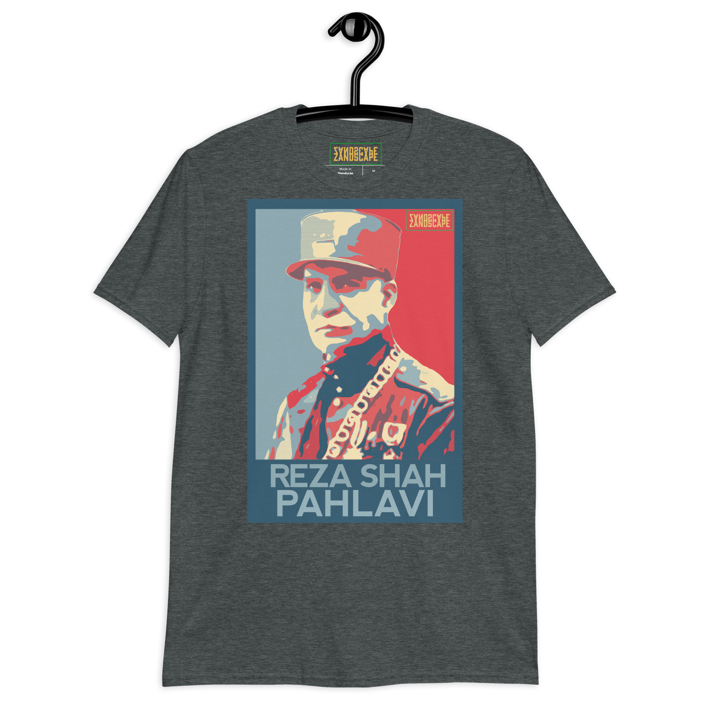 Reza Shah Pahlavi Short-Sleeve T-Shirt by Zandscape