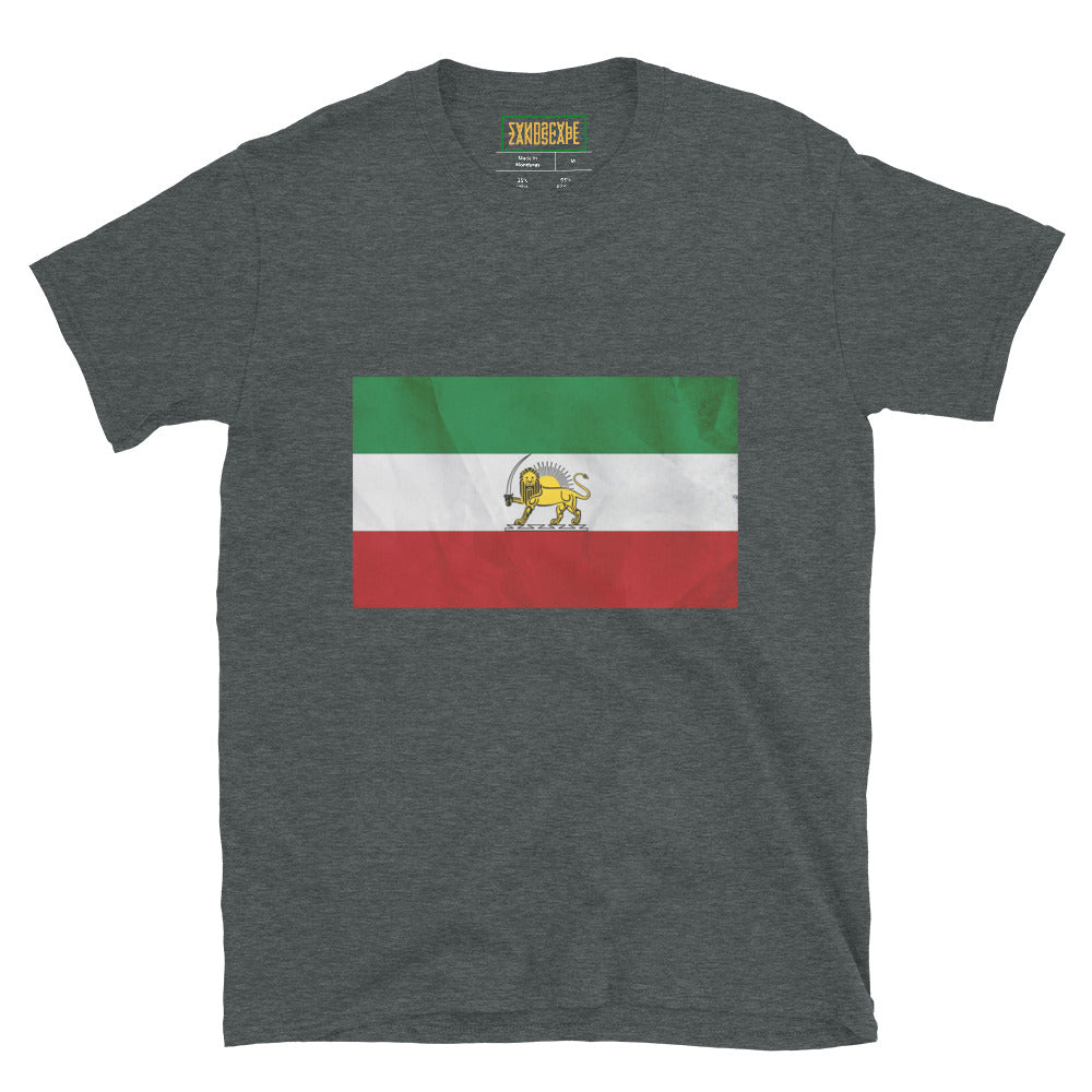 Shir Khorshid Iran Flag Unisex T-Shirt