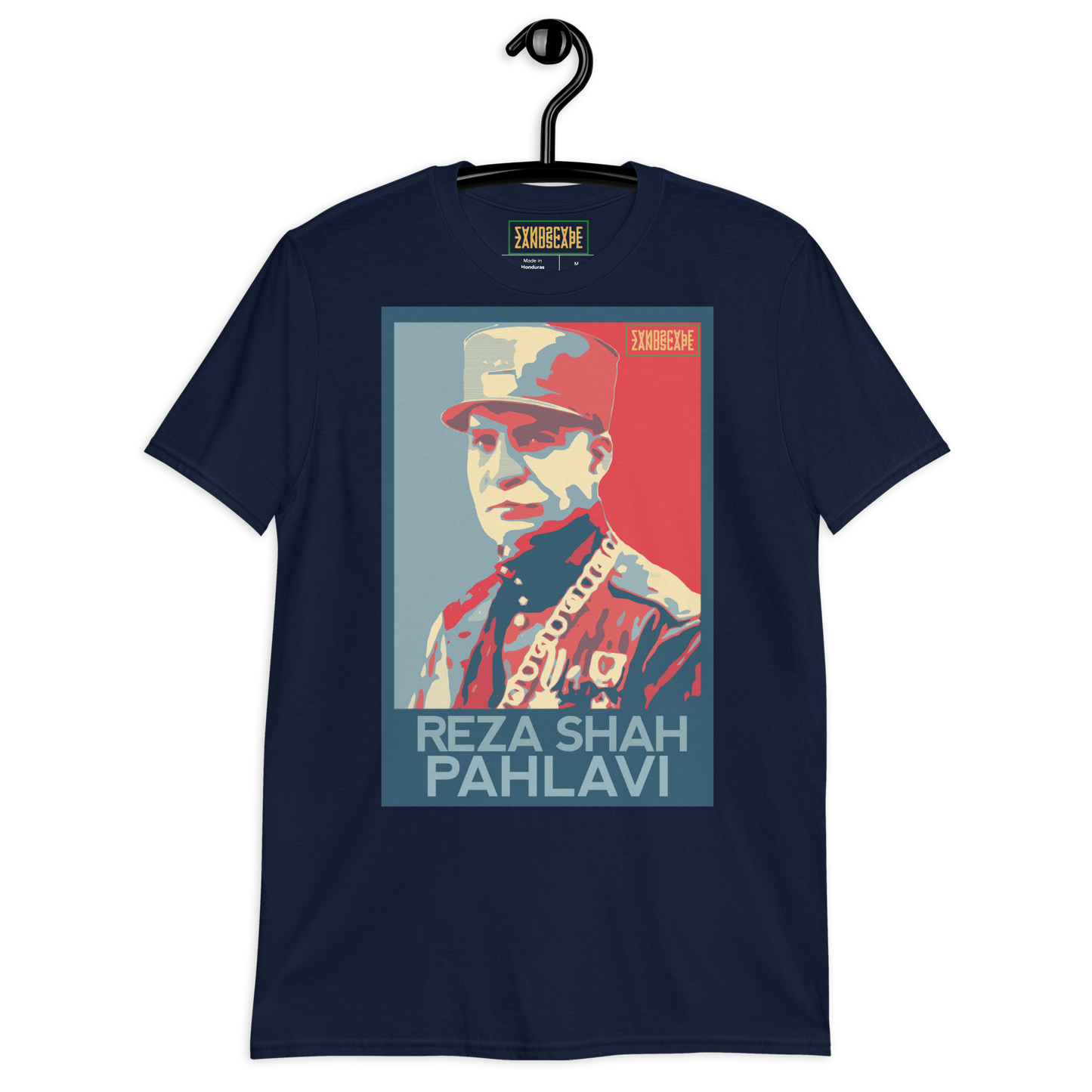 Reza Shah Pahlavi Short-Sleeve T-Shirt by Zandscape