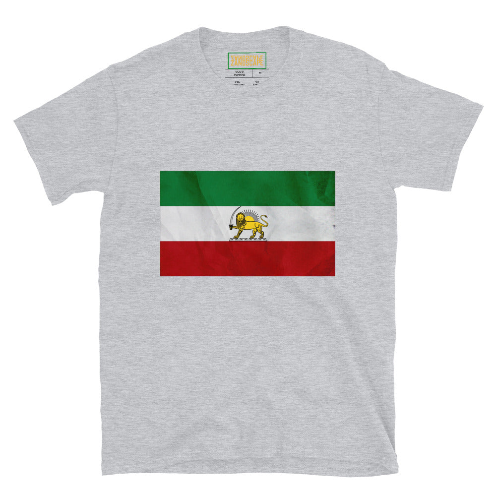 Shir Khorshid Iran Flag Unisex T-Shirt