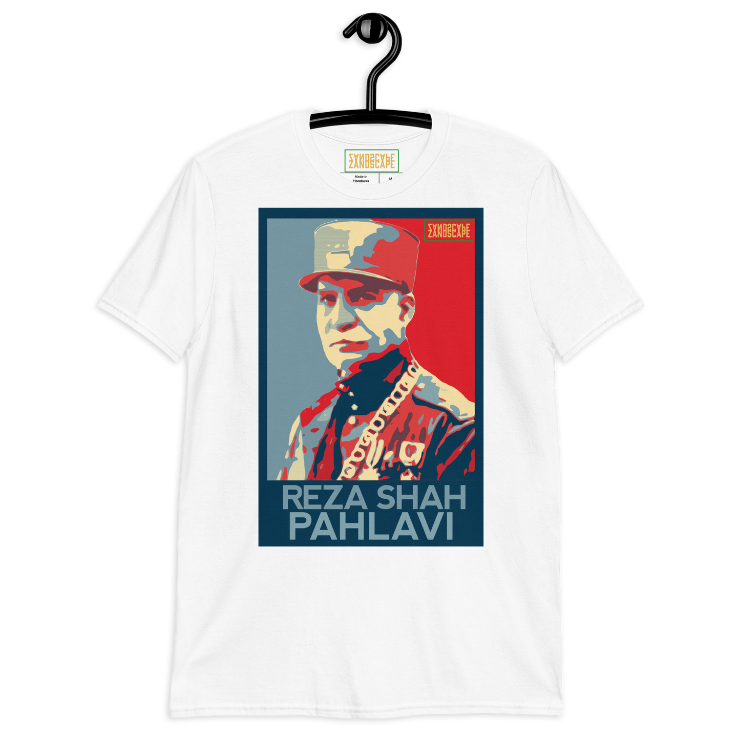 Reza Shah Pahlavi Short-Sleeve T-Shirt by Zandscape